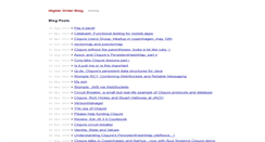 Desktop Screenshot of blog.higher-order.net