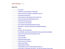 Tablet Screenshot of blog.higher-order.net